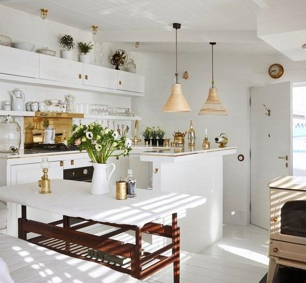 A cozinha do pequeno espaço é puro charme!