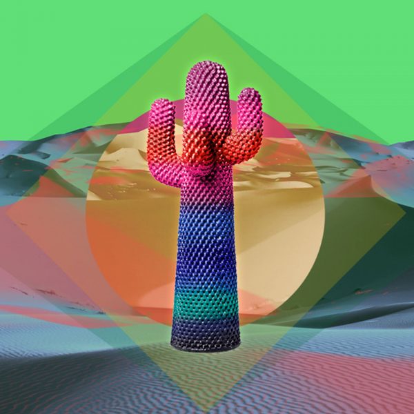 Psychedelic Cactus, outra peça linda assinada pela Gufram