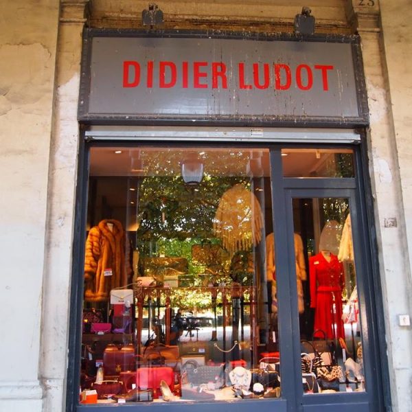 A fachada da Didier Ludot
